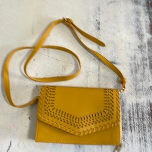 Mode Luxe Yellow Crossbody purse